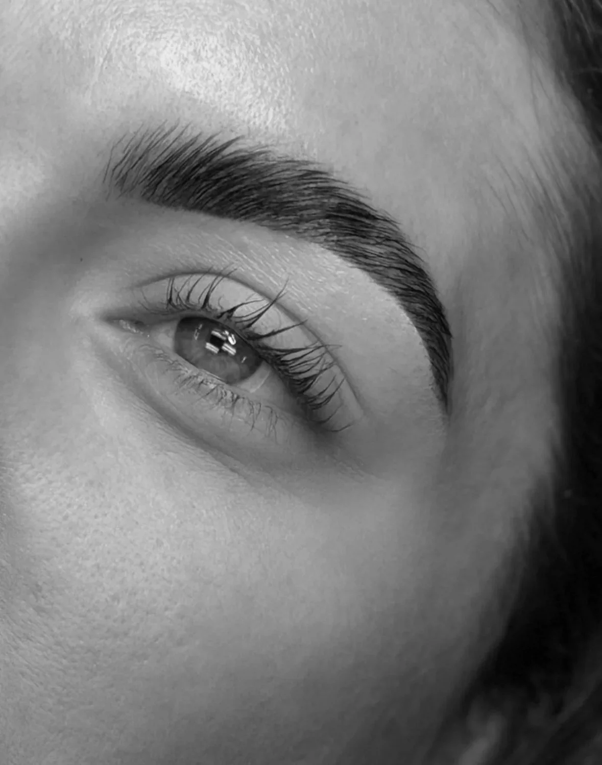 brow wax tint and lamination
