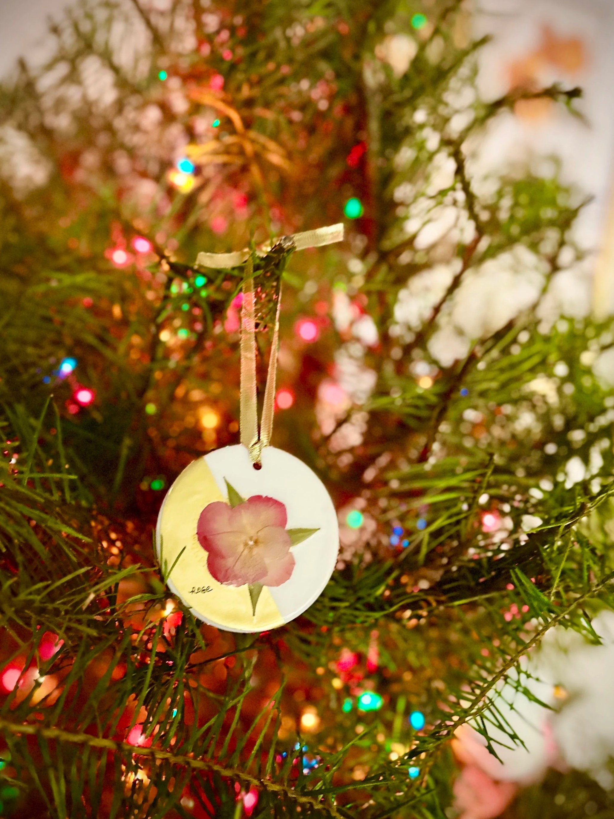 Pressed Flower Ornaments