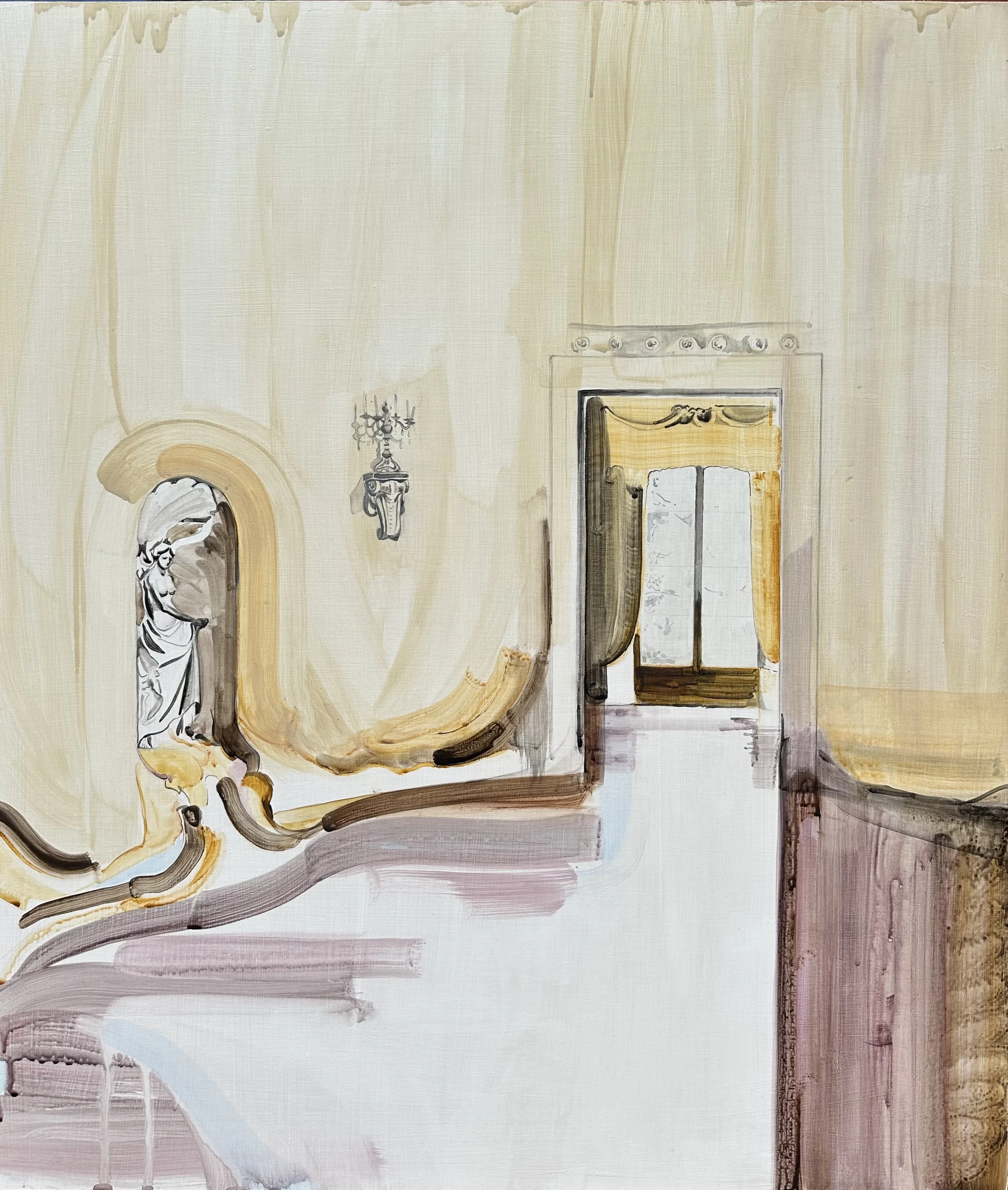 Palace, acrylic on board, 70 x 60 cm, 2026