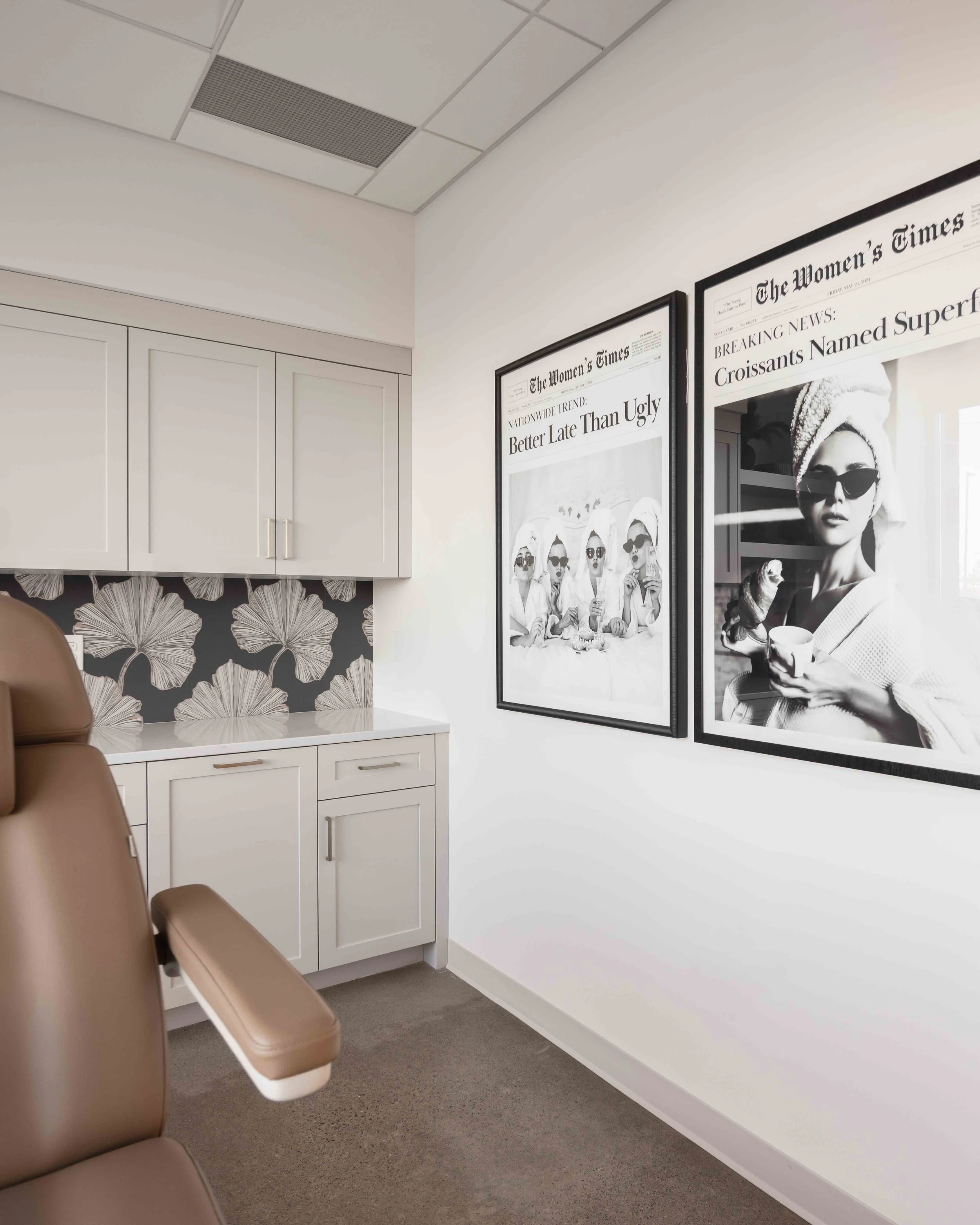 Treatment Room Cabinets at Remedy Wellness