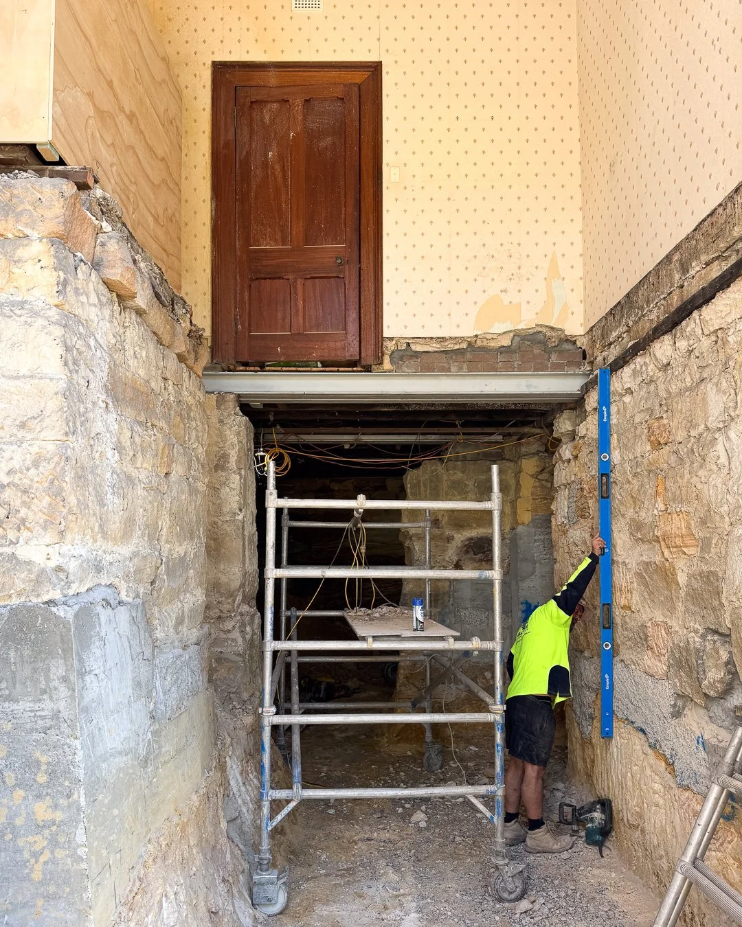 Frederick House | Progress Report 🛠️

The floors are out and excavation is well underway beneath the ground floor, making space for an entirely new lower-ground level. Along the way, the build team has uncovered striking sandstone blocks &mdash; par