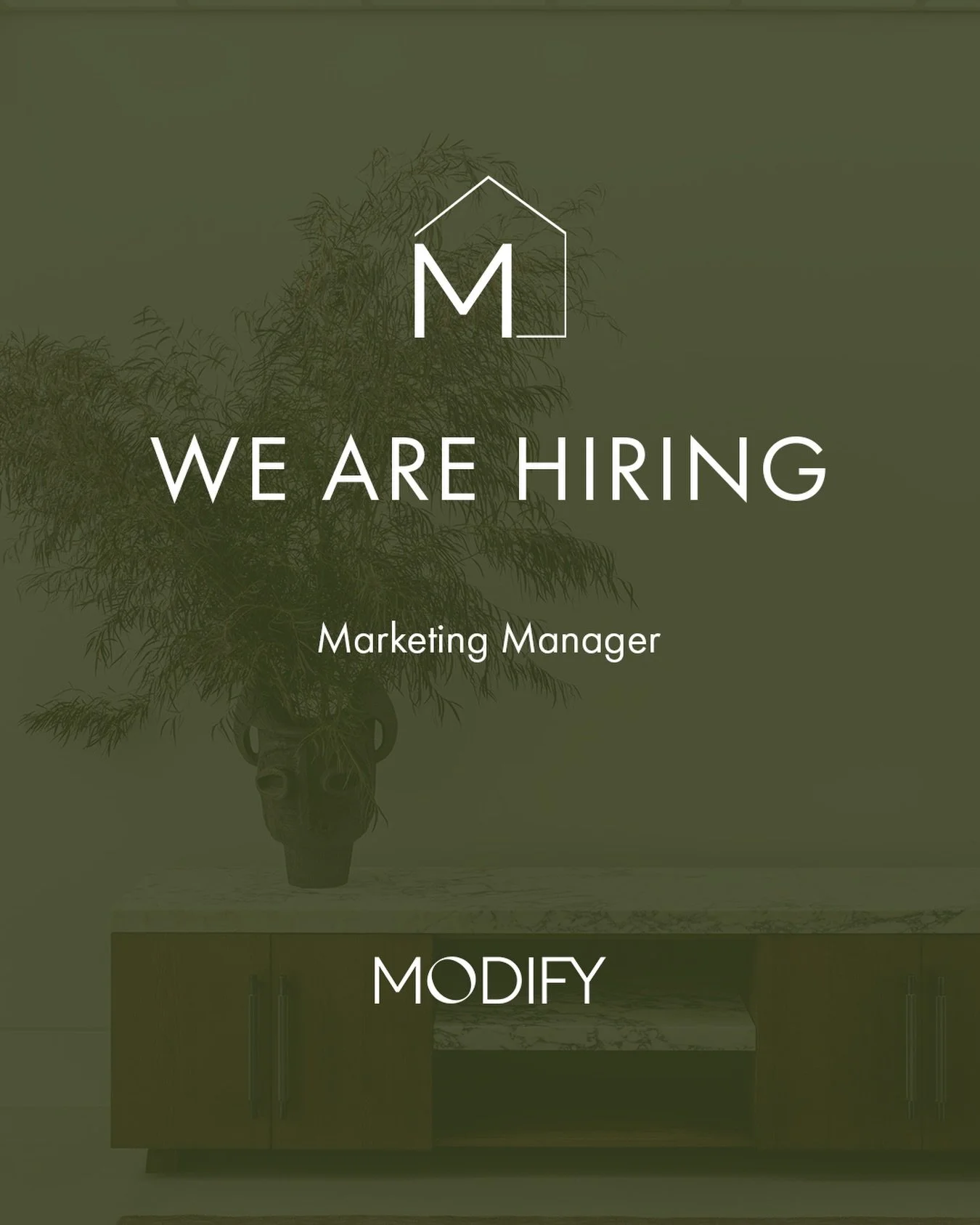 Join Our Team | Marketing Manager

Love architecture, interiors, good design and great storytelling? We&rsquo;re looking for a Marketing Manager to join our team.

You&rsquo;ll lead marketing across Modify Homes, Profile Property Group and Maintain b