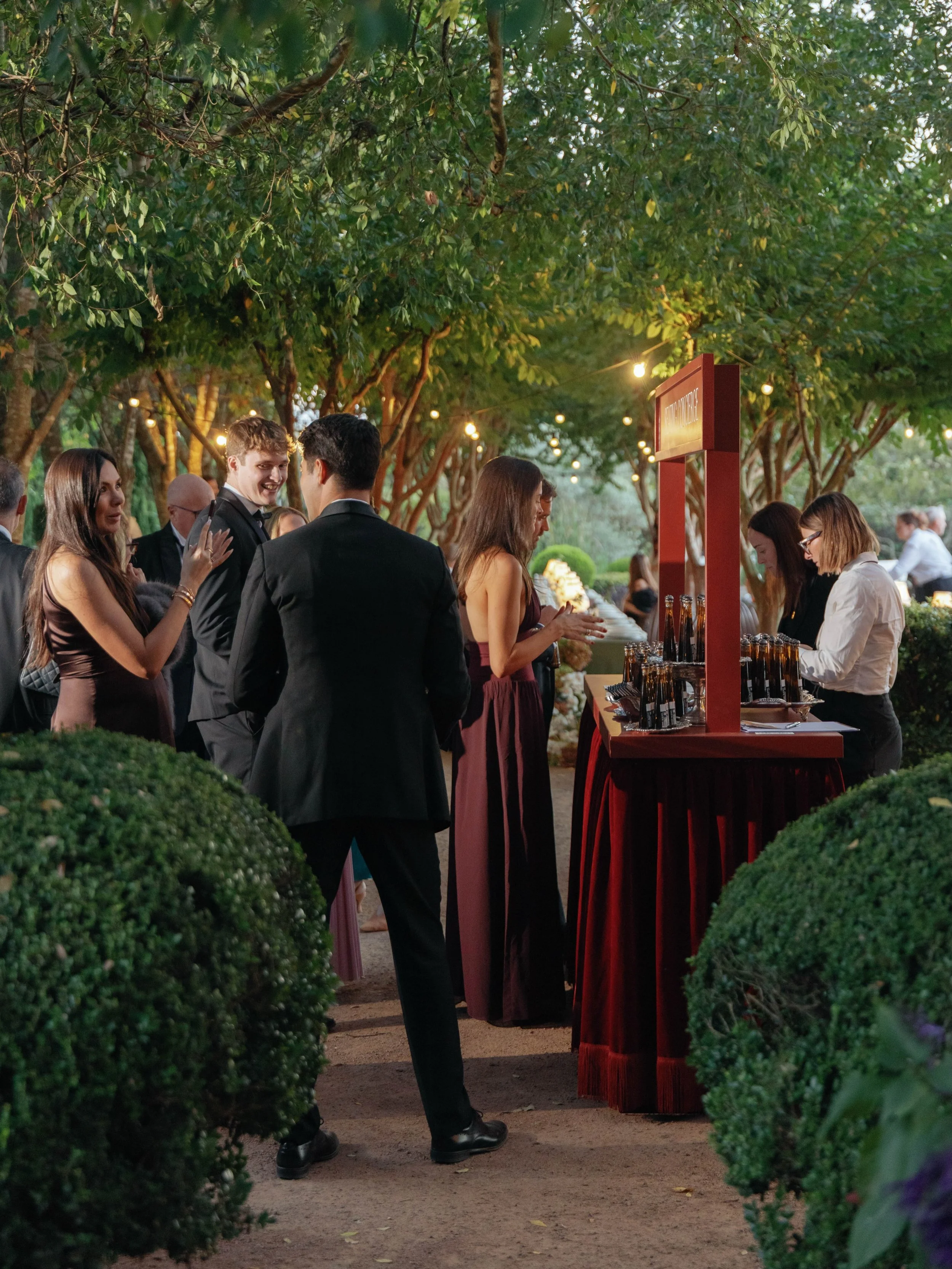 VIP only

The seating concierge. 

Planner, stylist, florals and stationery @prettyinwhiteevents_ 
Photographer @kyle.ingram 
Videographer @ethanhartfilms 
Content creator @madelineanne_creator 
Entertainment @jess_and_matt 
Celebrant @thevow_ceremon