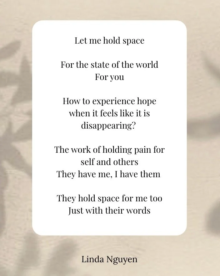 Holding space for clients