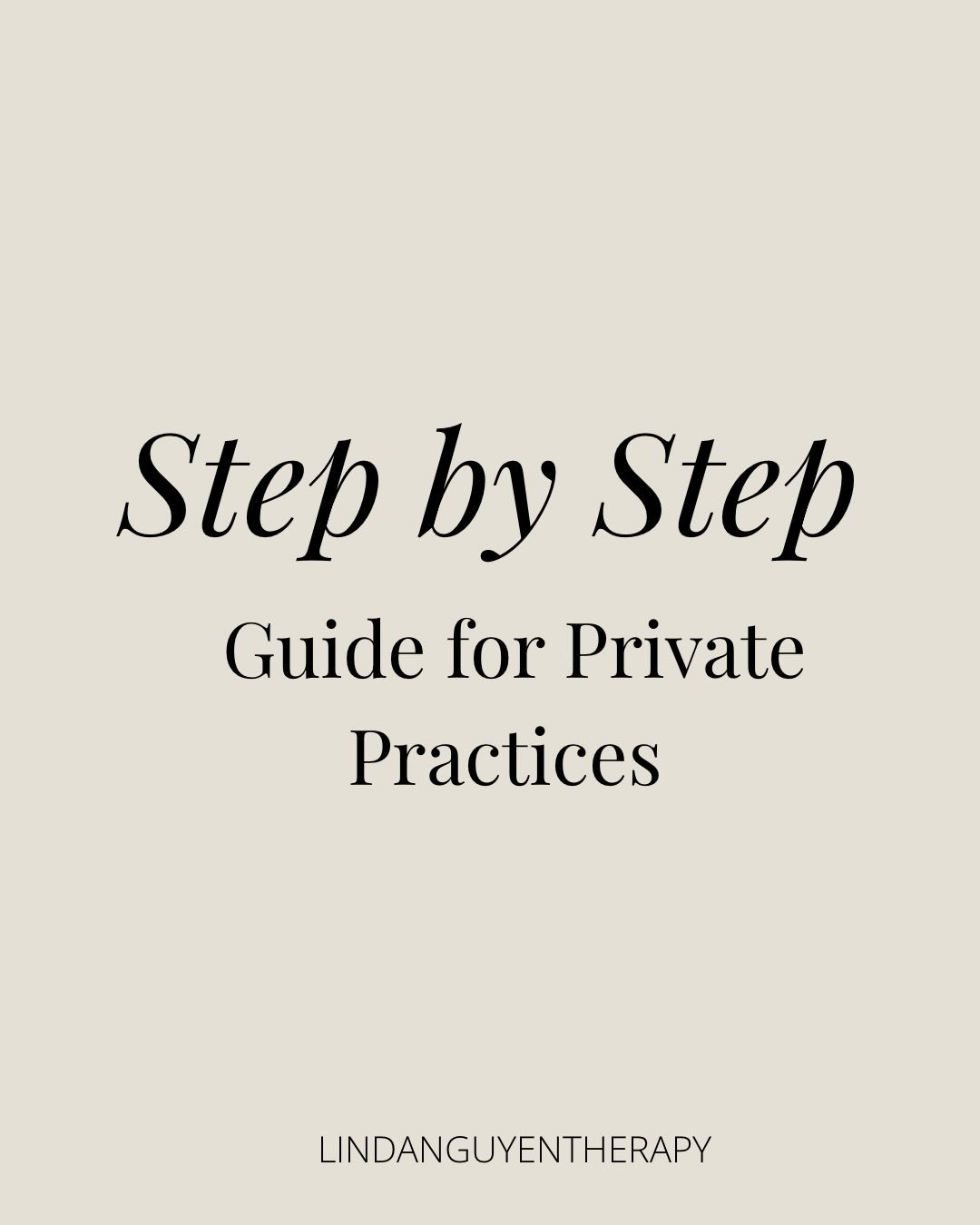 When I first started my private practice, I had limited resources. At the time, I documented the steps I completed, which includes everything from making my own website, determining my rates, and figuring out how to bill insurance. I&rsquo;ve been of