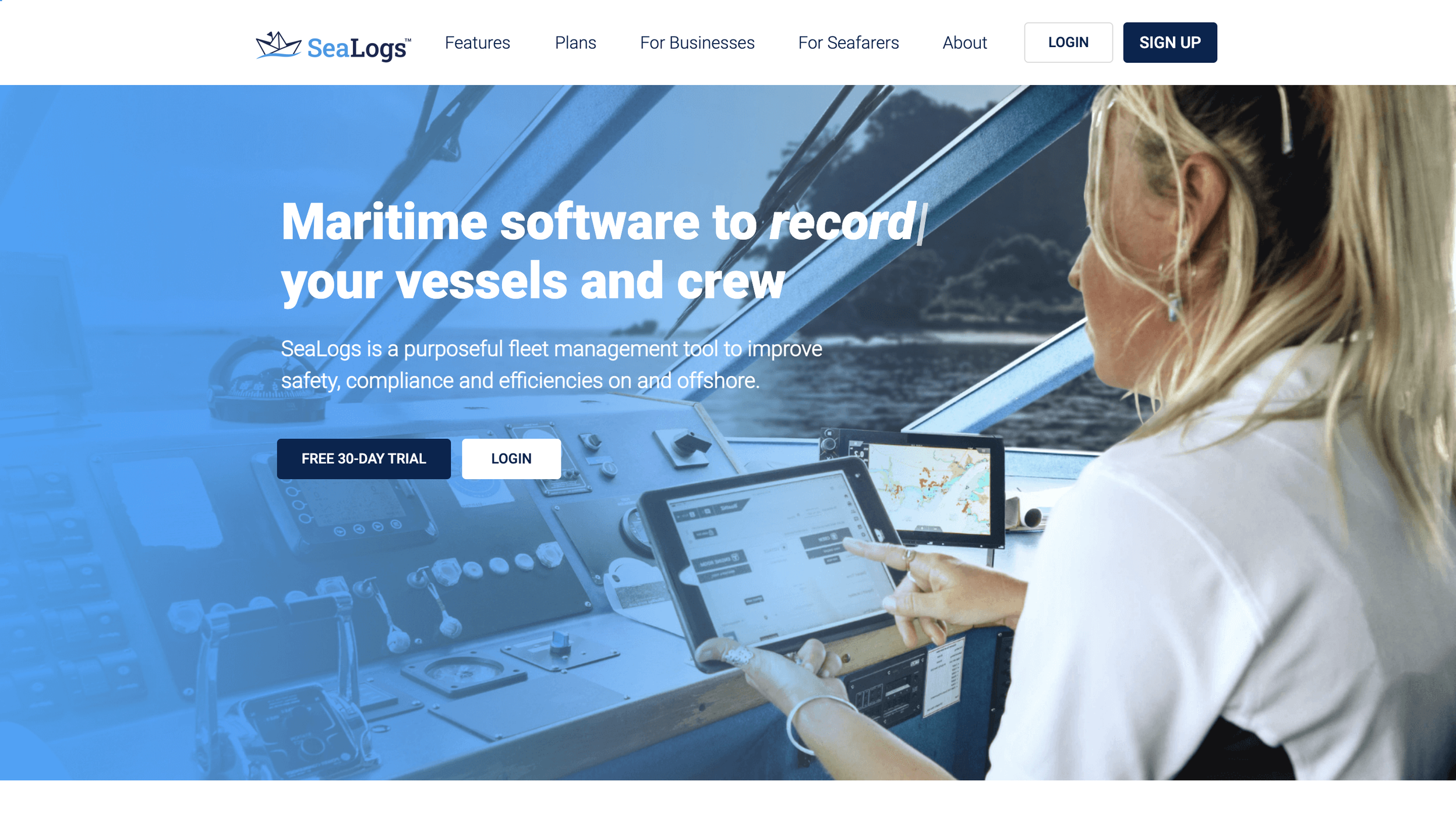 SeaLogs Website