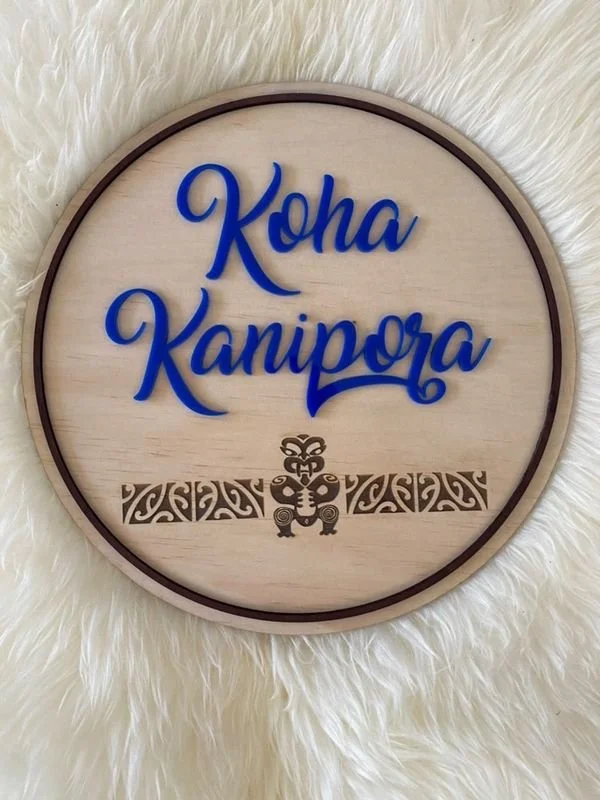 Wood, Acrylic Mix Name Plaques (3D)