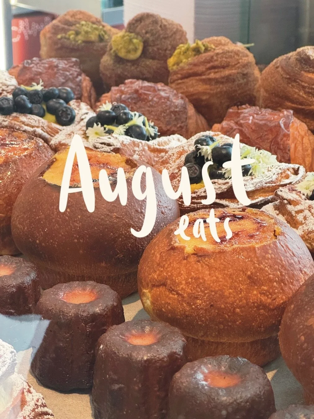AUGUST FOOD WRAP!!! 
The month that I decided to forgot how to take photos 🤣 

1. Homemade banana pancakes &amp; berries 
2. Solo breakfast date 
3. Sunday Crumb date with friends -KILLING the Sunday scaries 
4. More pancakes!!! - the best from @cas