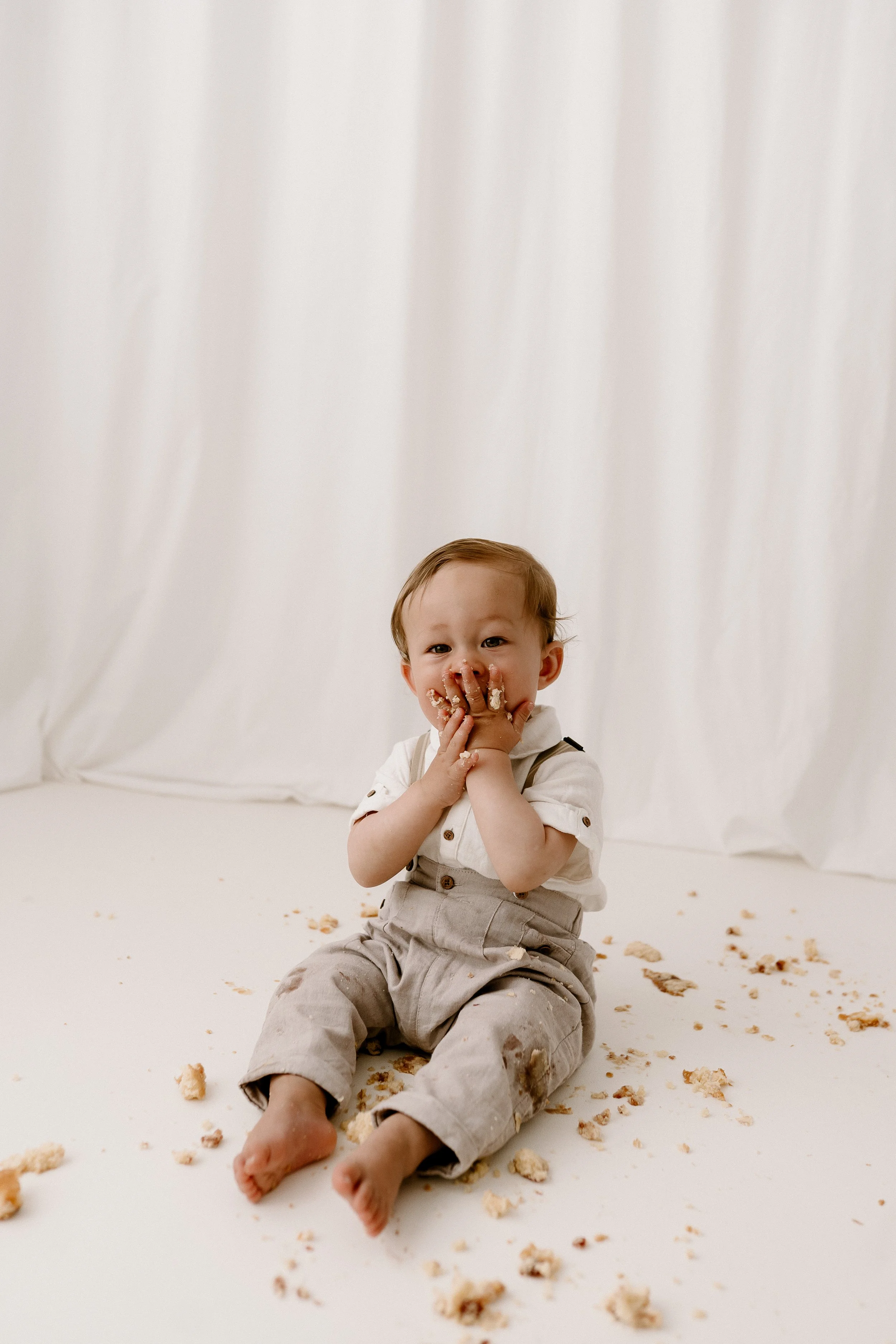 First Birthday Cake Smash Photography in Essex