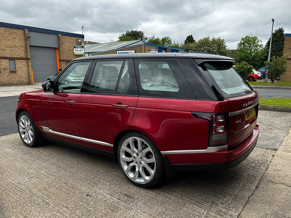 Range Rover before window tinting