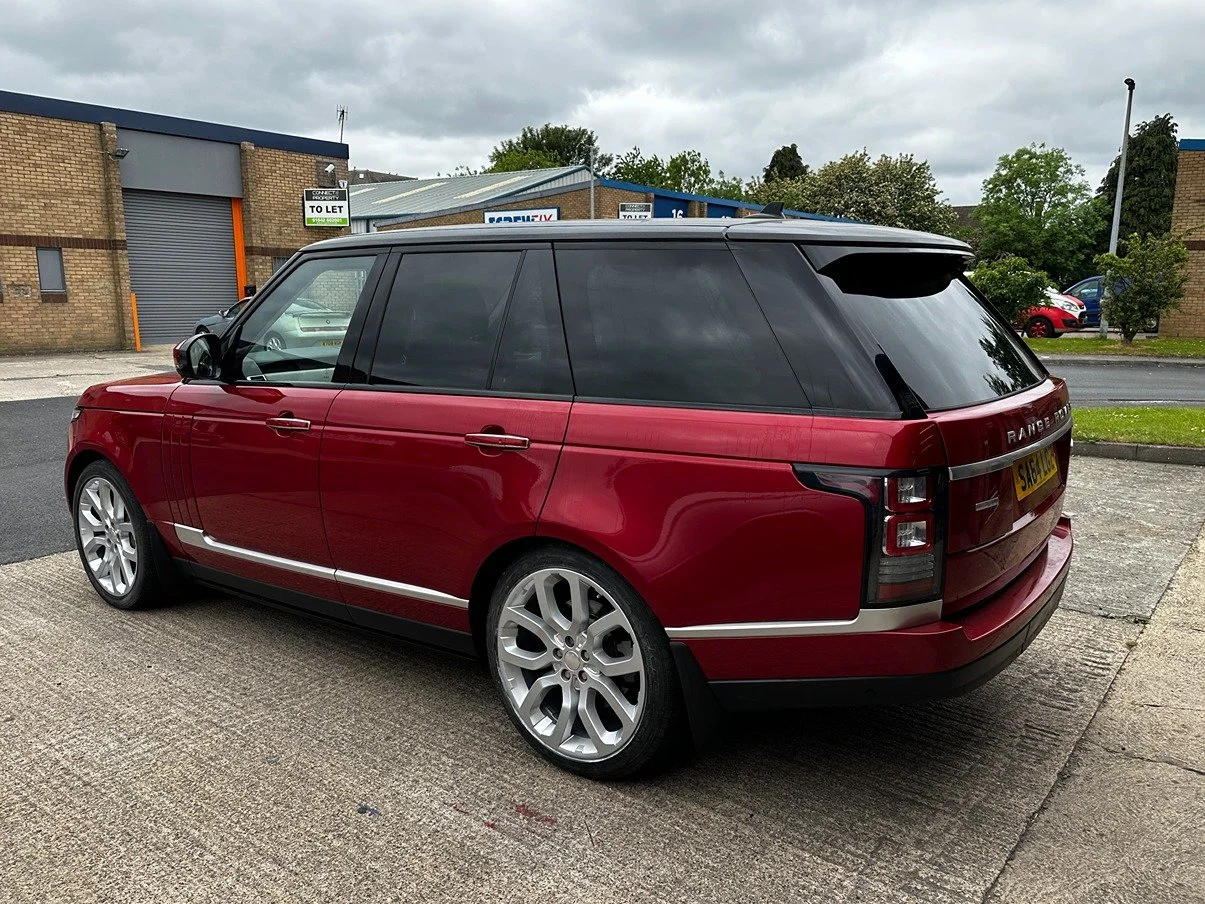 Range Rover before window tinting, customer from Darlington at Utopia Tints Durham