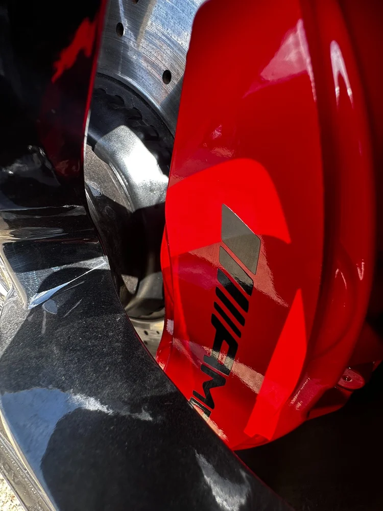 Mercedes AMG Ferrari Red caliper painting