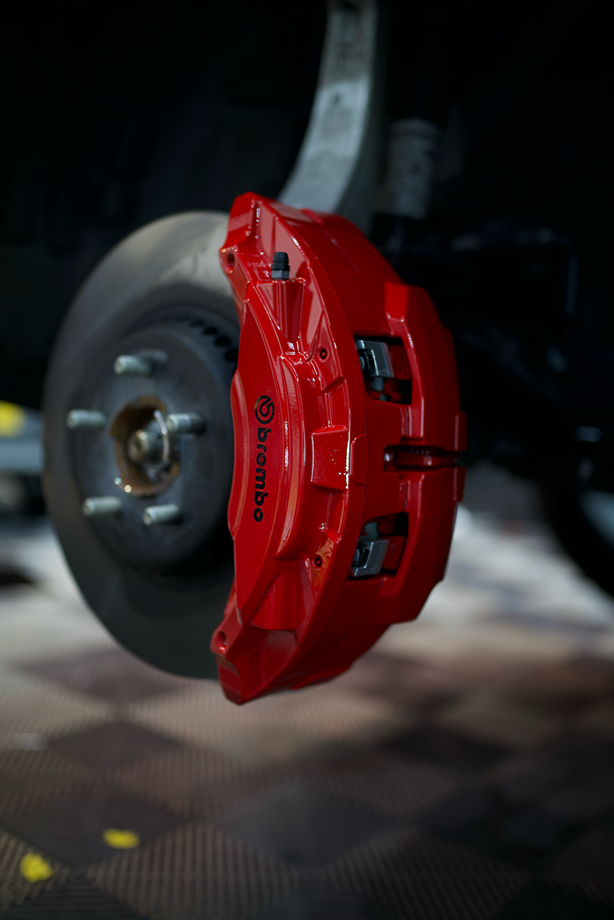 D350 caliper after painting