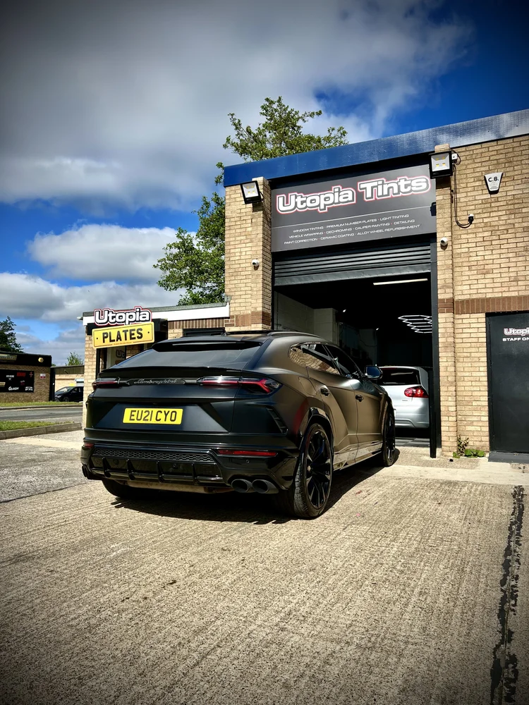Lamborghini Urus window tinting, Darlington DL3 customer at Utopia Tints Durham