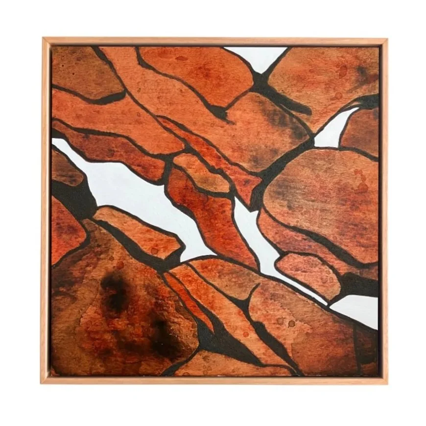 INTERLACED | 42x42cm | Mixed Media