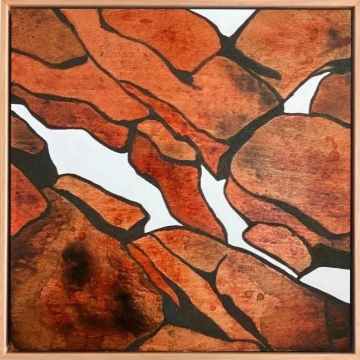 INTERLACED | 42x42cm | Mixed Media