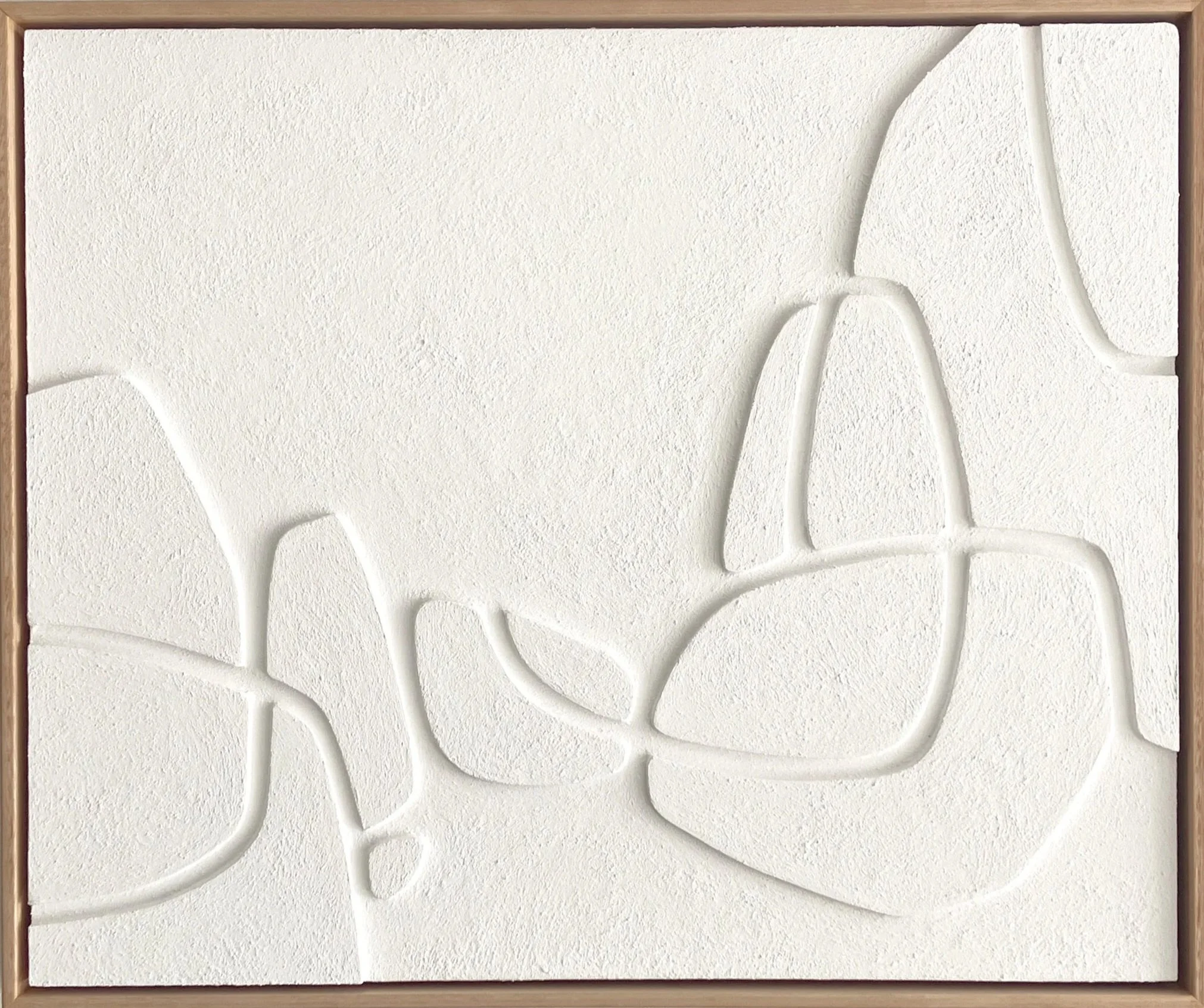 CRADLED | 62x52cm | Sculptural Painting - SOLD