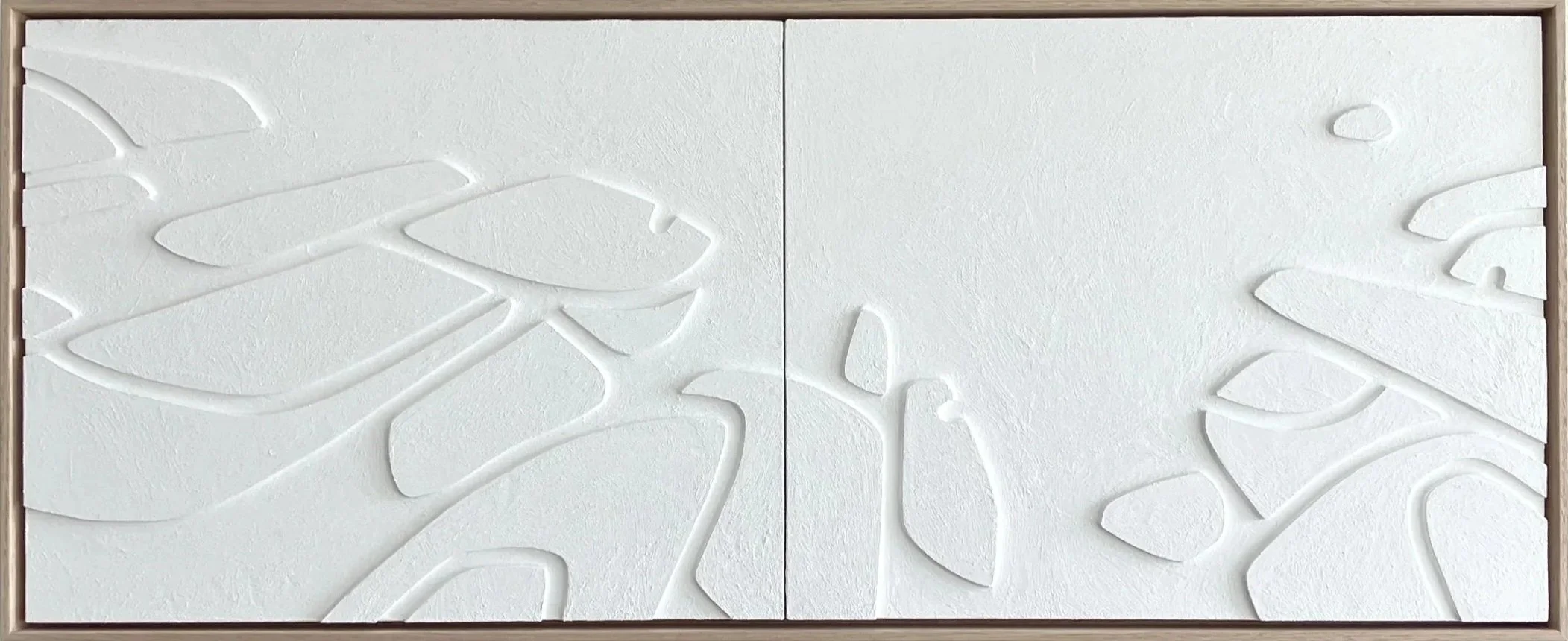 EMBRACE | 104x43cm | Sculptural Painting