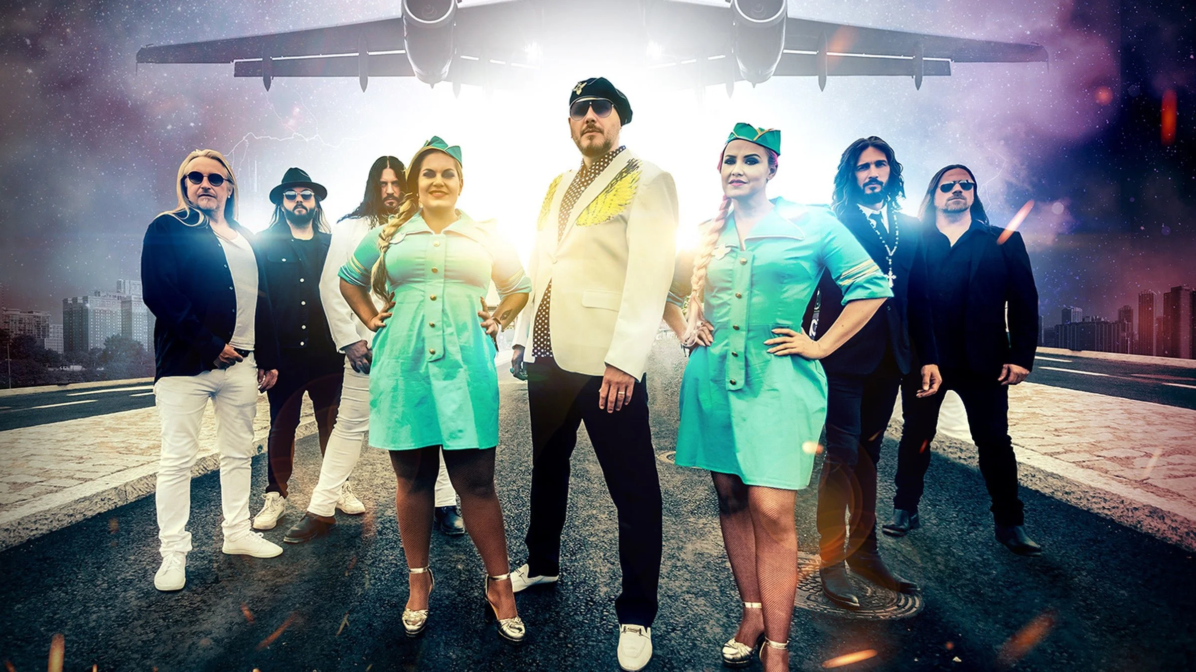 HARDLINE MEDIA proudly presents. THE NIGHT FLIGHT ORCHESTRA for the first!