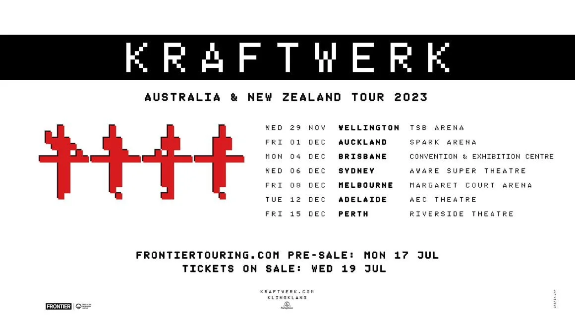 Kraftwerk announce Australian &amp; New Zealand tour