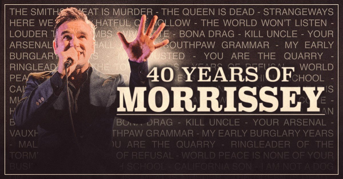 Morrissey returning to Australia in December for '40 Years of Morrissey' tour