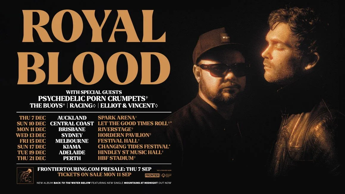 Royal Blood - UK rock duo announce return to Australia &amp;  New Zealand