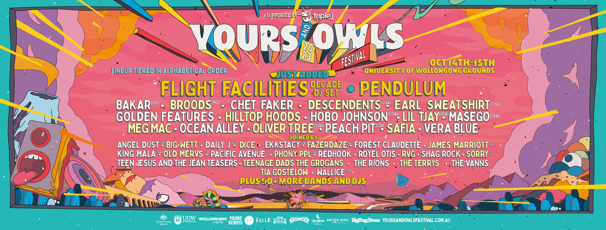 Secrets Out! Flight Facilities Decades DJ Set &amp; Pendulum at Yours &amp; Owls Festival