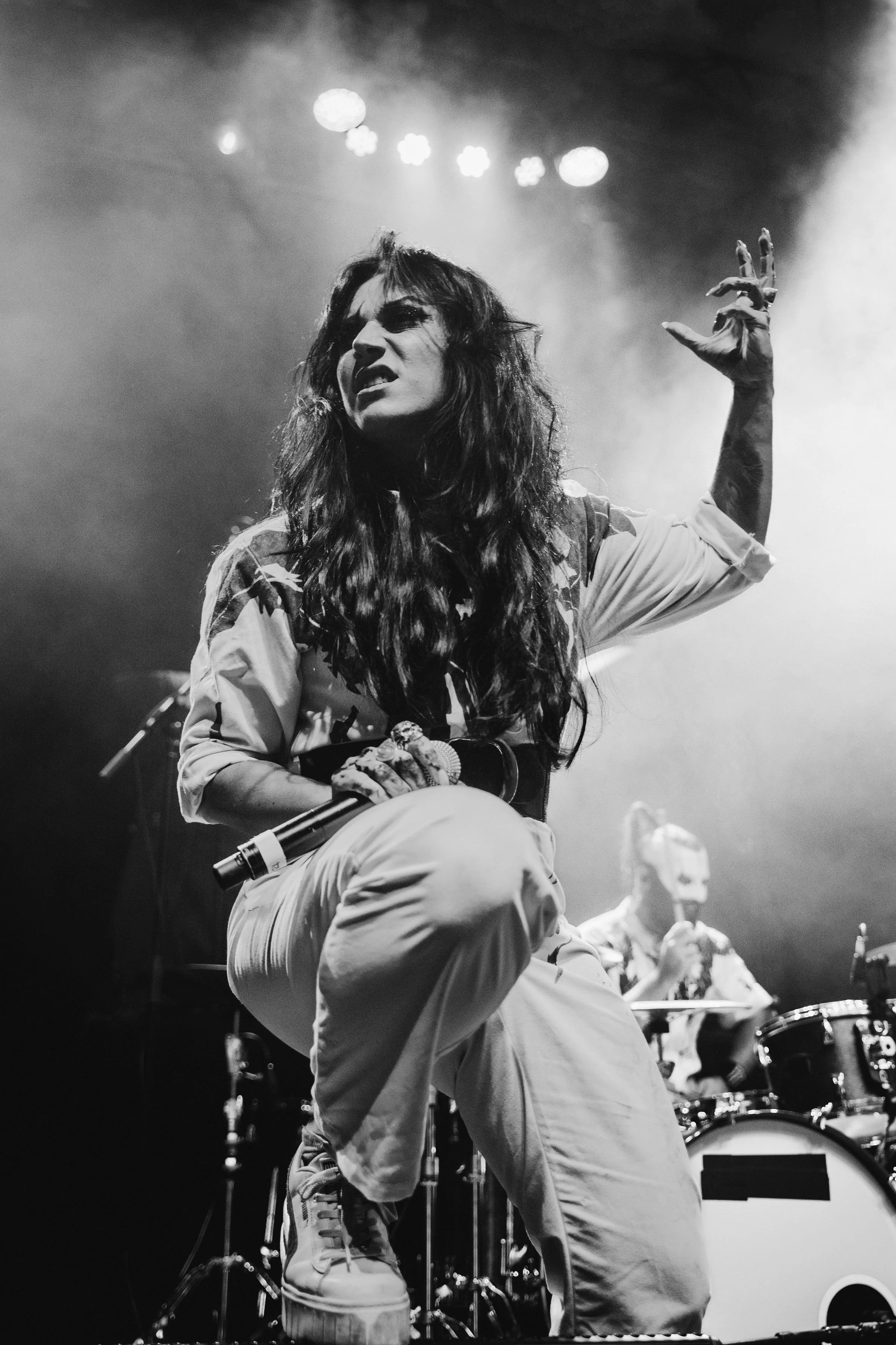 Christina Scabbia of Lacuna Coil at The roundhouse in Sydney on the 28th of November 2022 for the Good Things Festival side shows