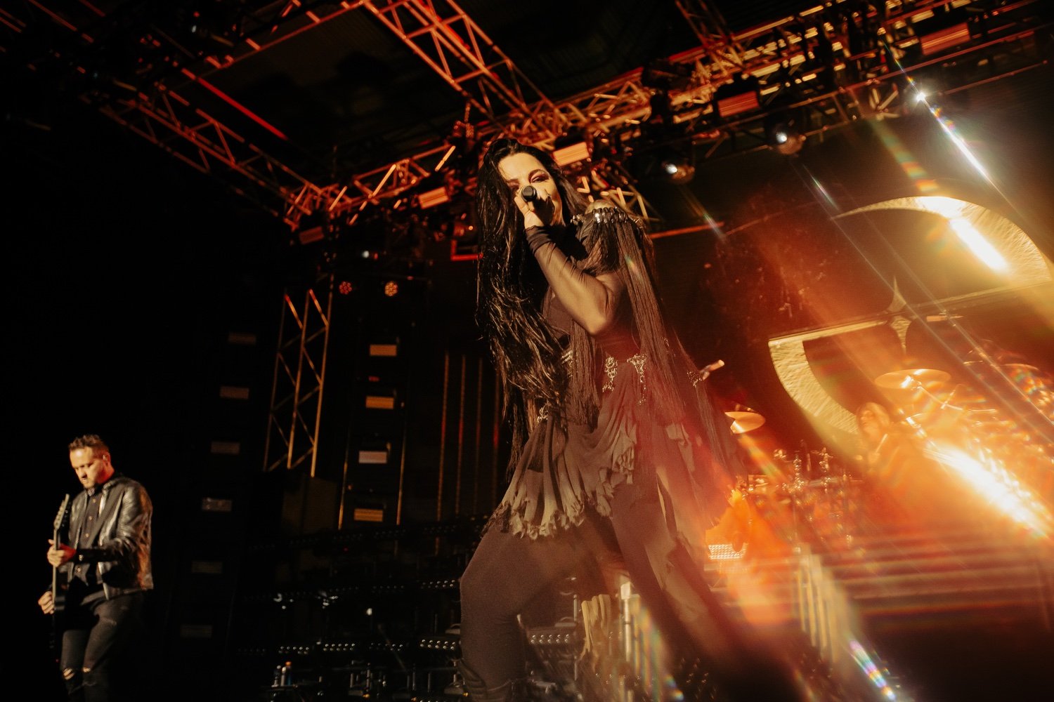 Amy Lee of Evanescence at Brisbane's Riverstage.