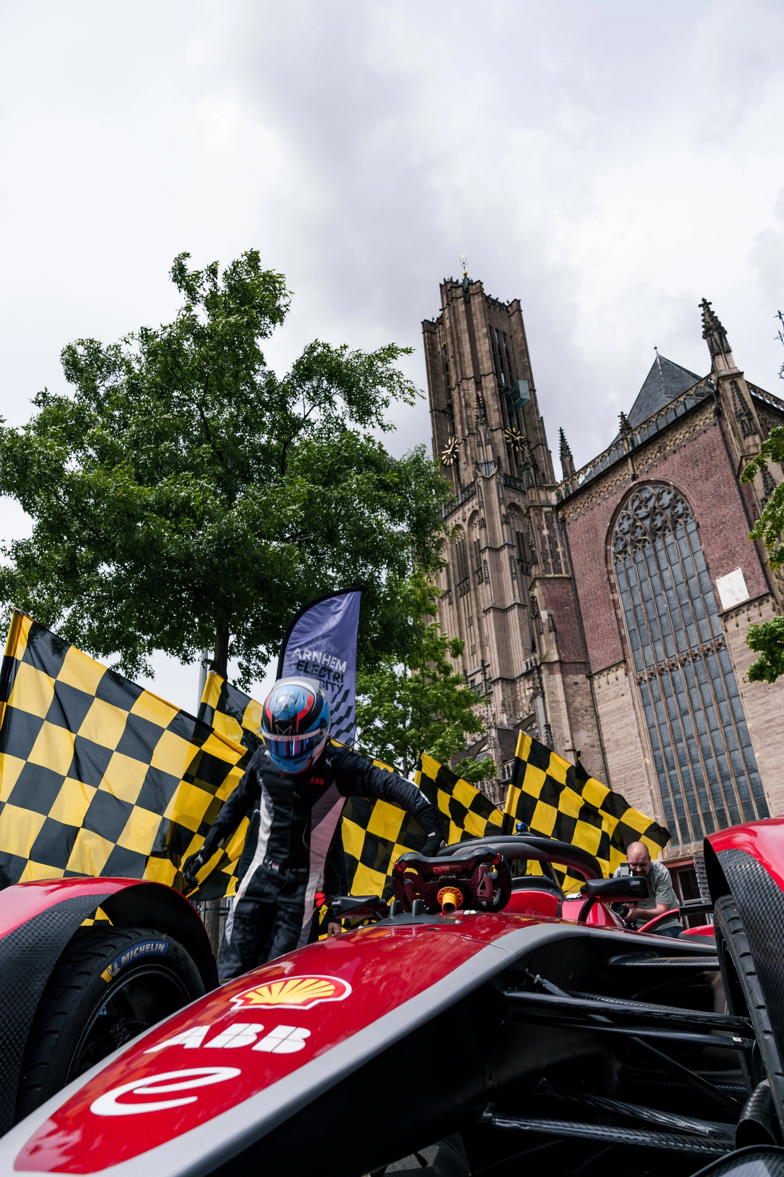 Formula E photography of Nyck de Vries during Arnhem Electricity Week