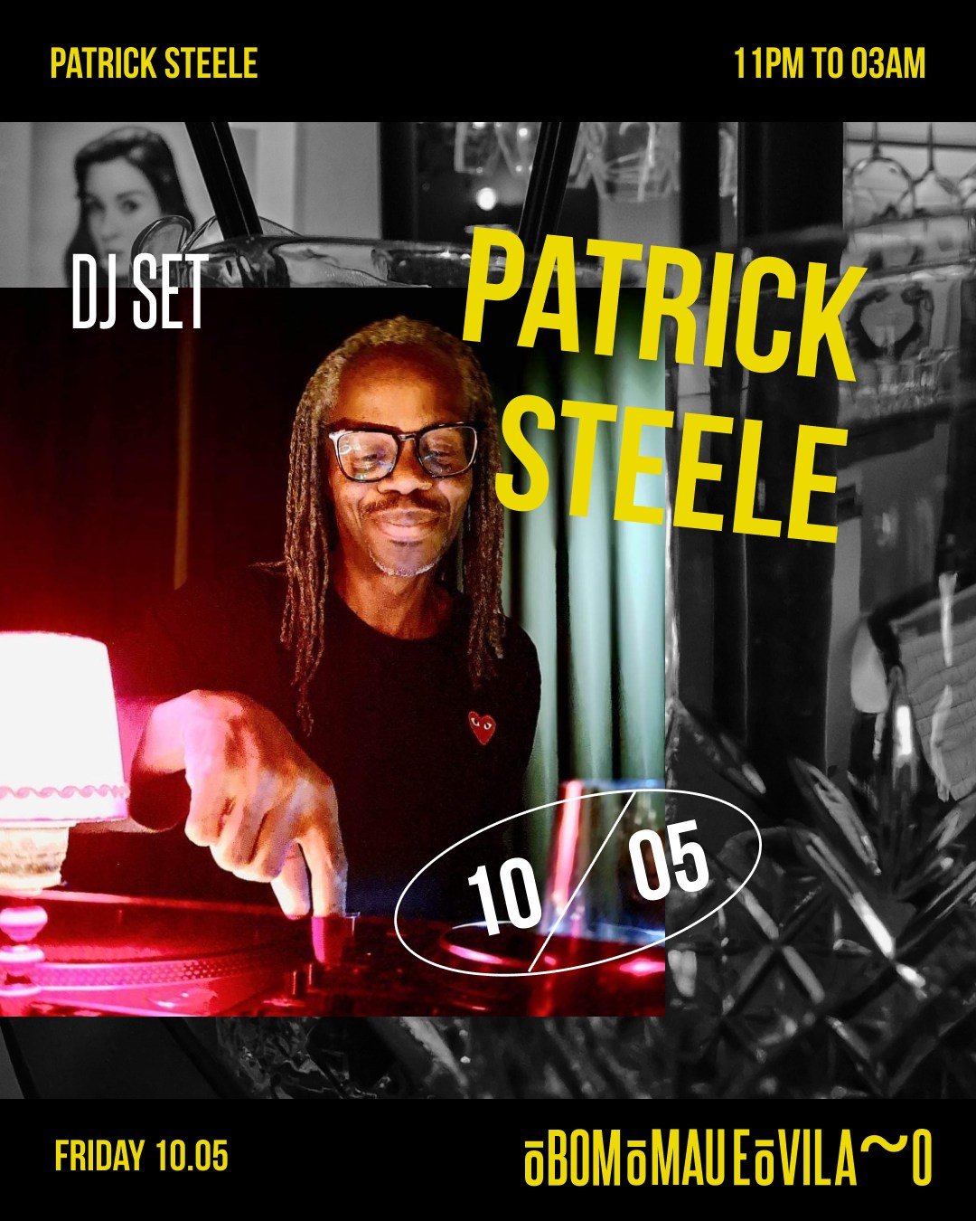A passionate music collector, @patsteele has been a regular presence on the London music scene since the 90s, known for his diverse selection. A member of the soul collective Confunktion, he has played at parties and in warehouses in and around Londo