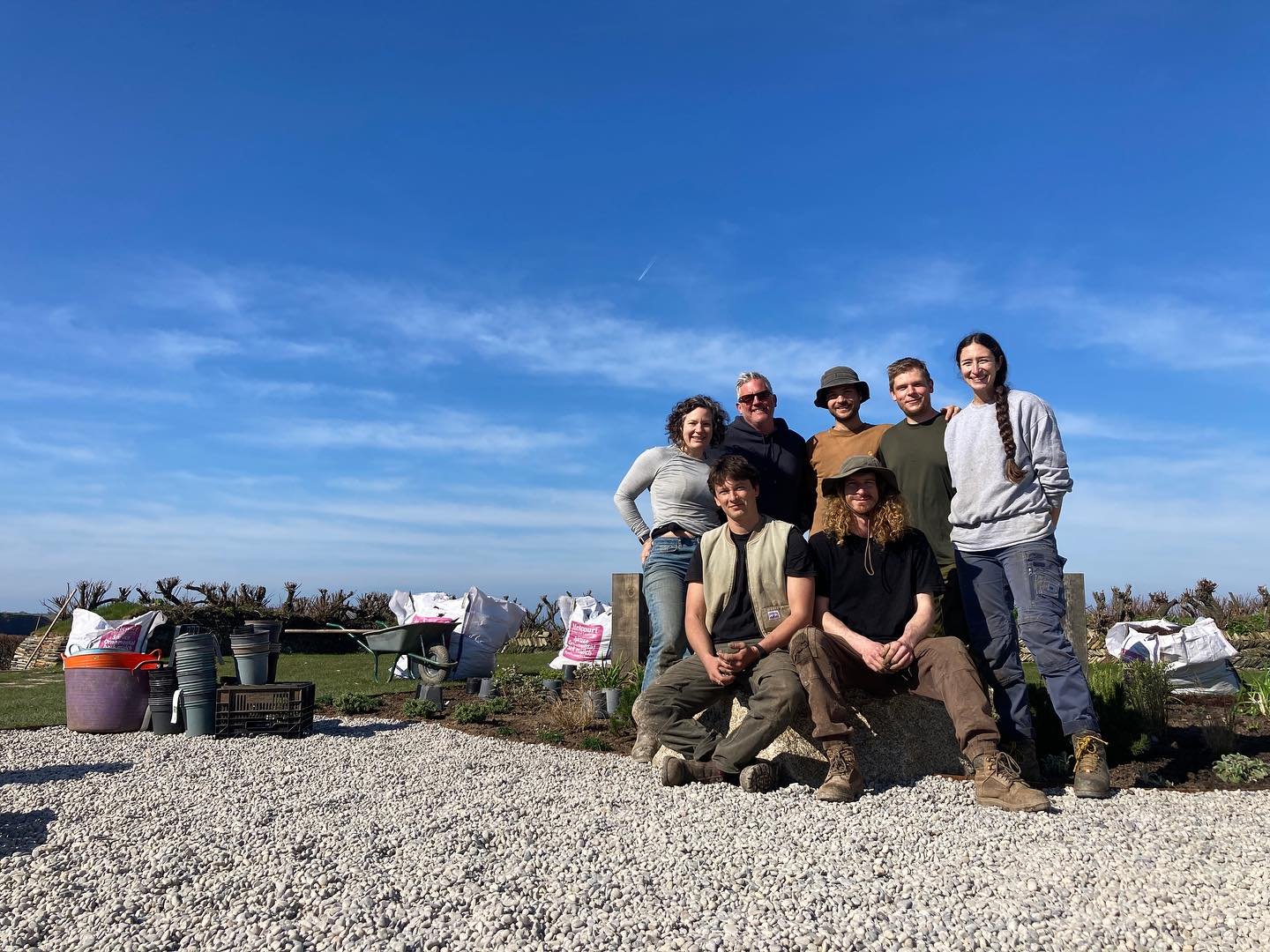 A brilliant week in the sunshine with our lovely planting team! Roll on the rest of spring and summer&hellip;.with hopefully lots more of this kind of weather!
.
.
#gardendesign #planting #softscape #landscapedesign #teamwork #gardenerslife