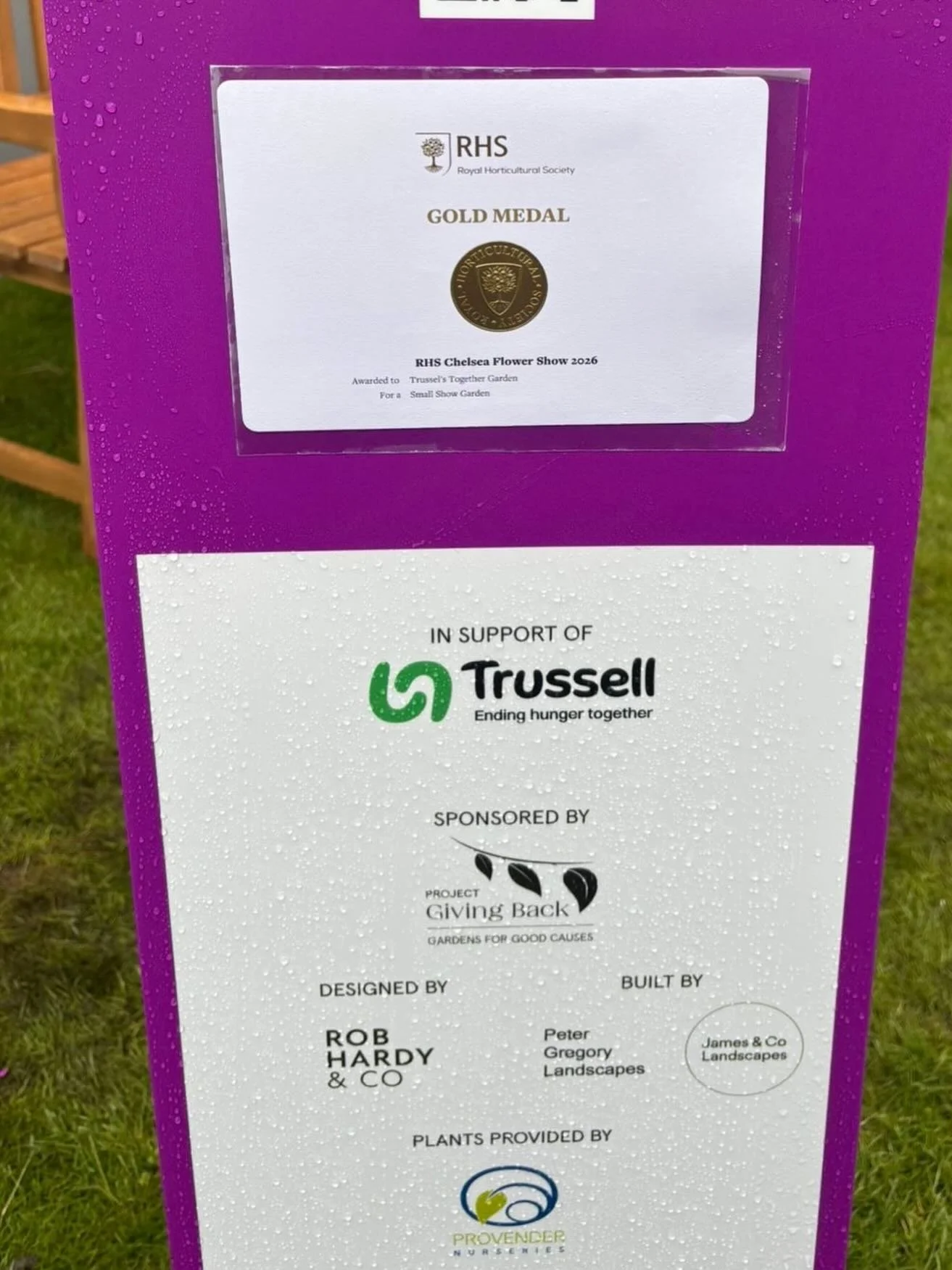 Well that&rsquo;s good news! @the_rhs @rhschelsea Gold! 🙌🙌🙌 (now time for some sleep! 😂) @robhardygardens @peter_gregory_landscapes @project.giving.back @trusselluk #chelseaflowershow #gardendesign #rhschelsea