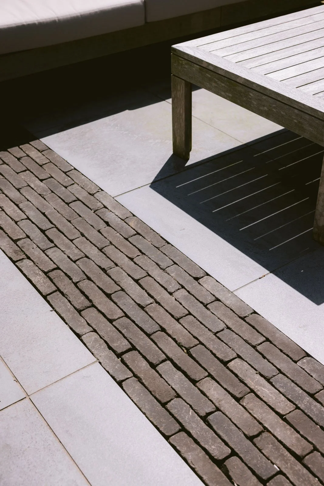 Clay pavers, porcelain paving