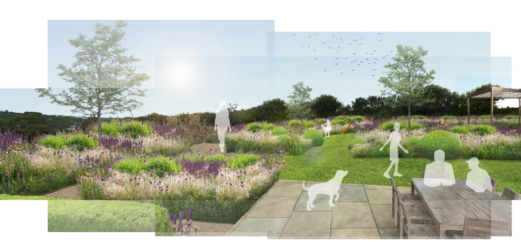 Visualisation of a garden design