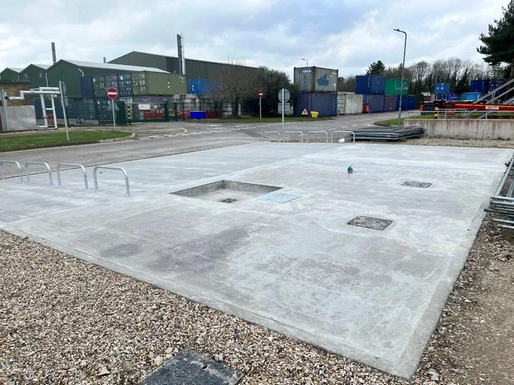 Winfrith Reinforced concrete Slab