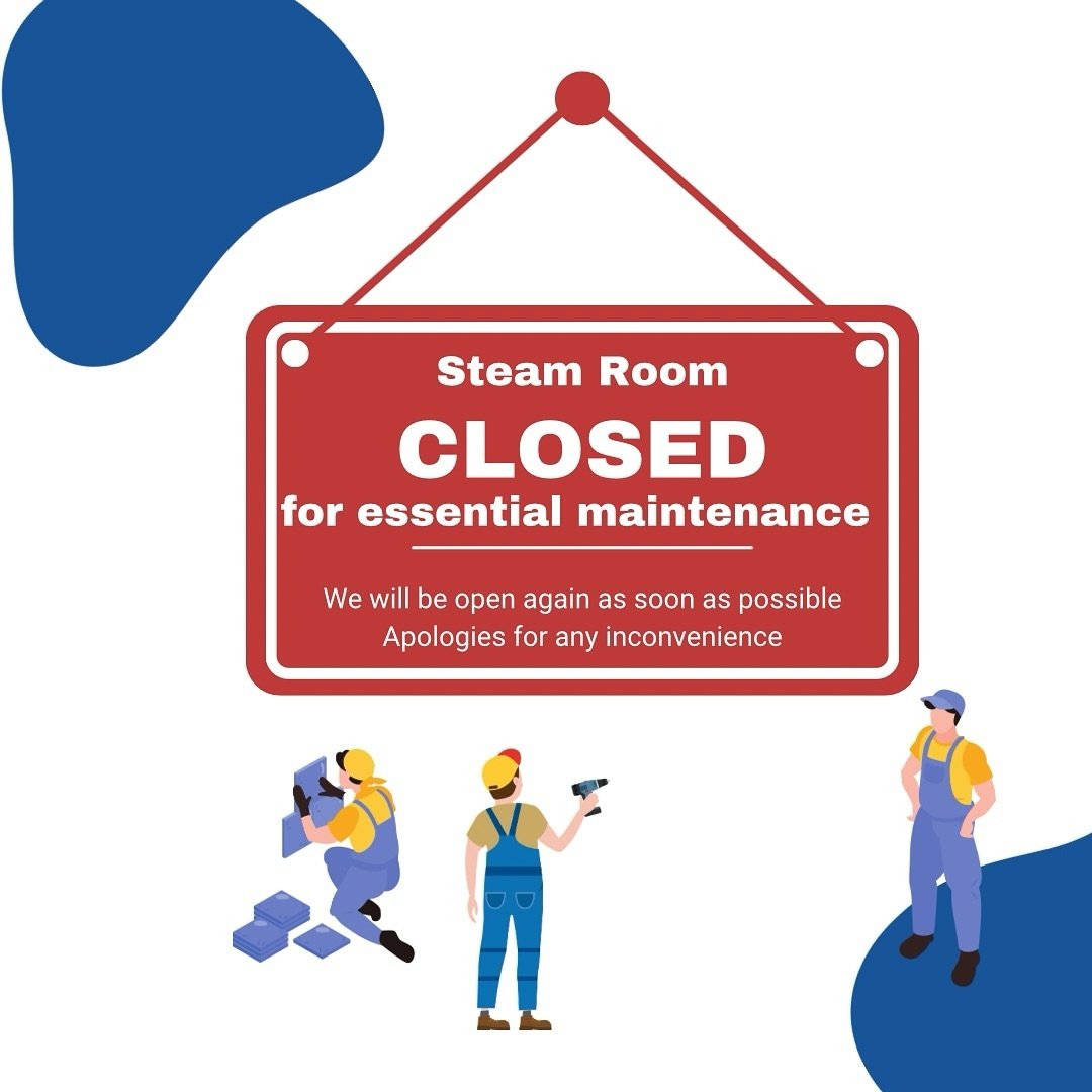 ‼️ CUSTOMER NOTICE! ‼️ 

The Steam Room is out of order for essential maintenance. Apologies for any inconvenience caused.

#fitfam #irishfitfam #nqs #nationalqualitystandards #funfitness #awardwinning #irelandactive #morepeoplemoreactivemoreoften #b