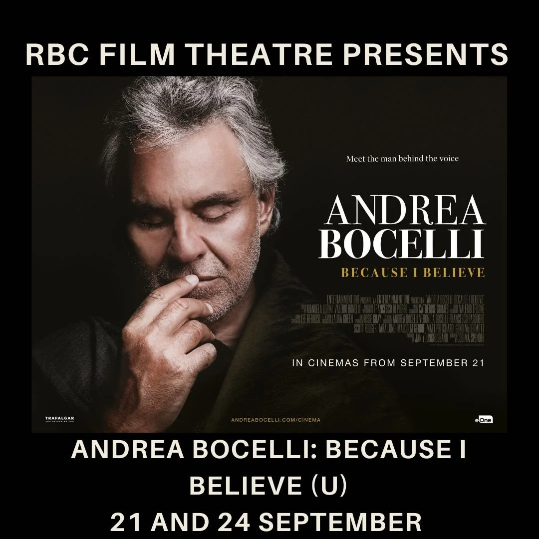 EVENT CINEMA Andrea Bocelli: Because I Believe (U)