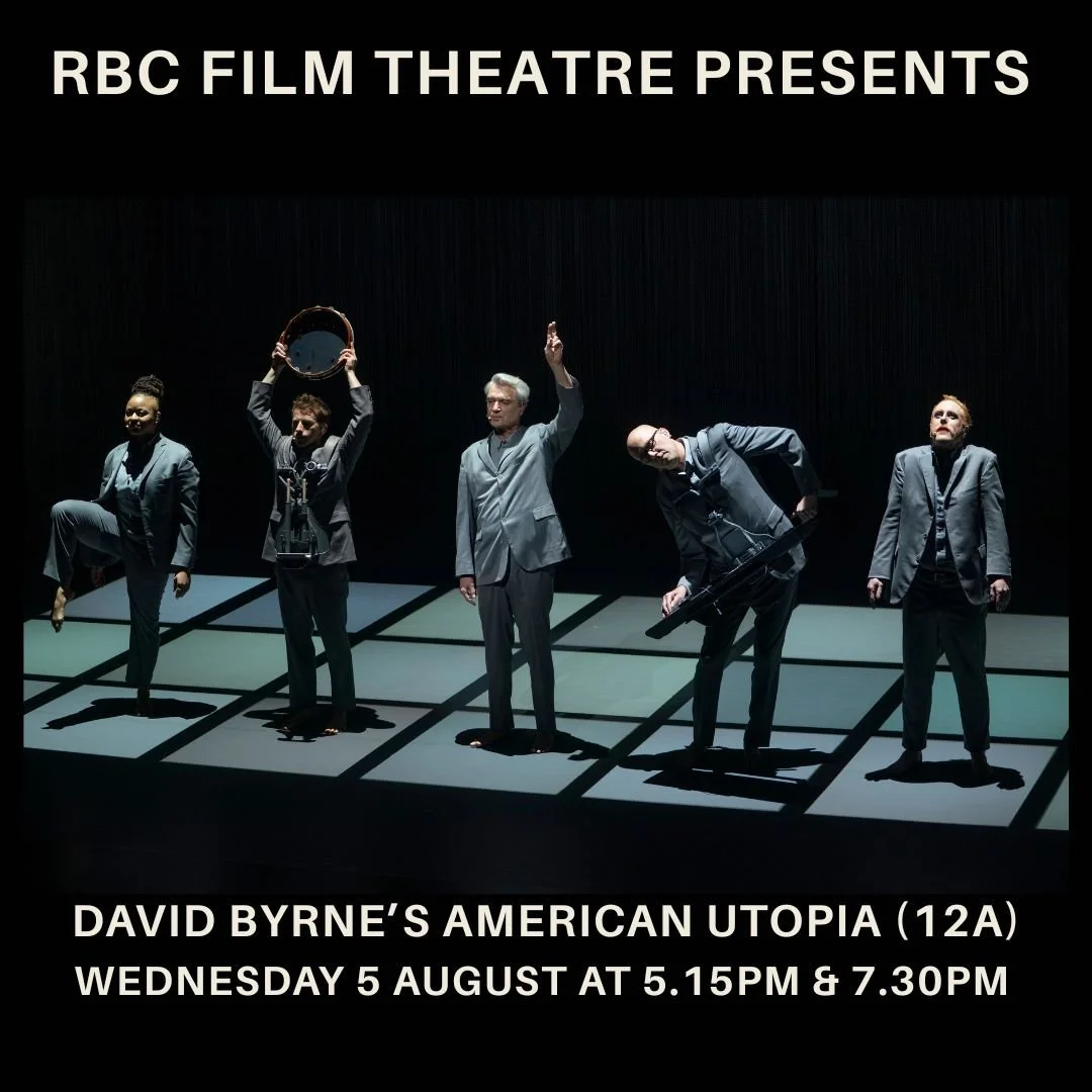 David Byrne’s American Utopia (12A) *Evening Show at 5.15pm*
