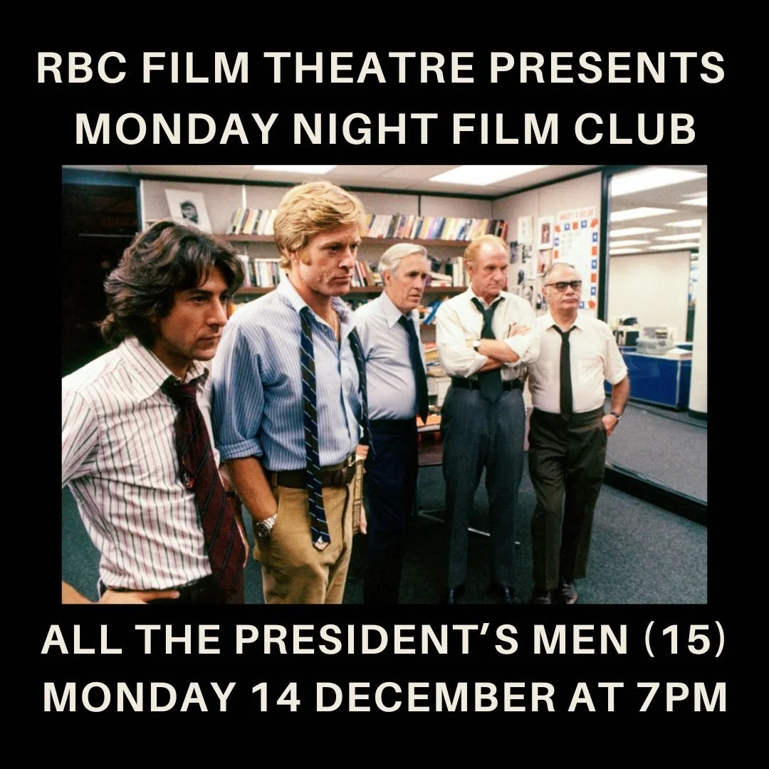 All the President’s Men (15) 50th Anniversary | Monday Night Film Club