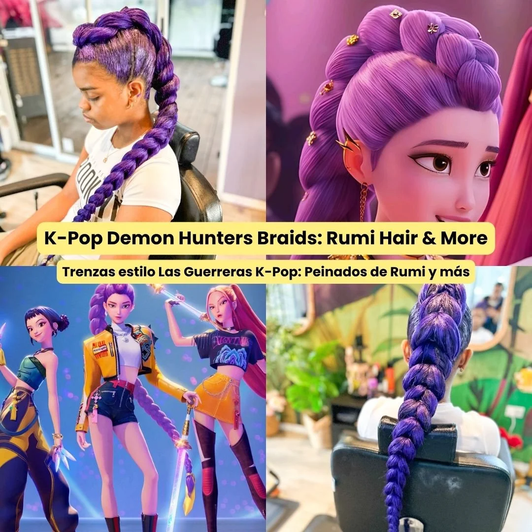 K-Pop Demon Hunters Braids: Rumi Hair &amp; More