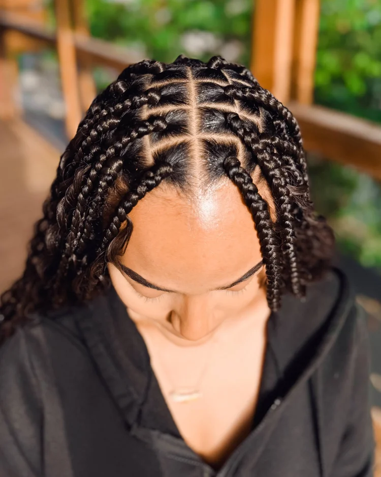 How To Part Hair For Braids — Sunny Braids