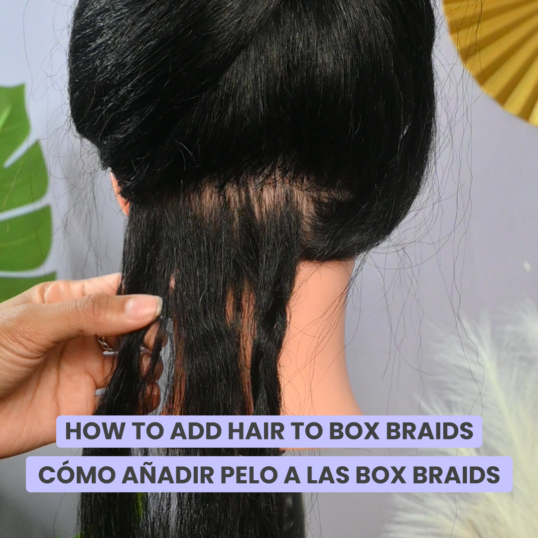 Learn The Technique How To Add Hair To Box Braids Sunny Braids