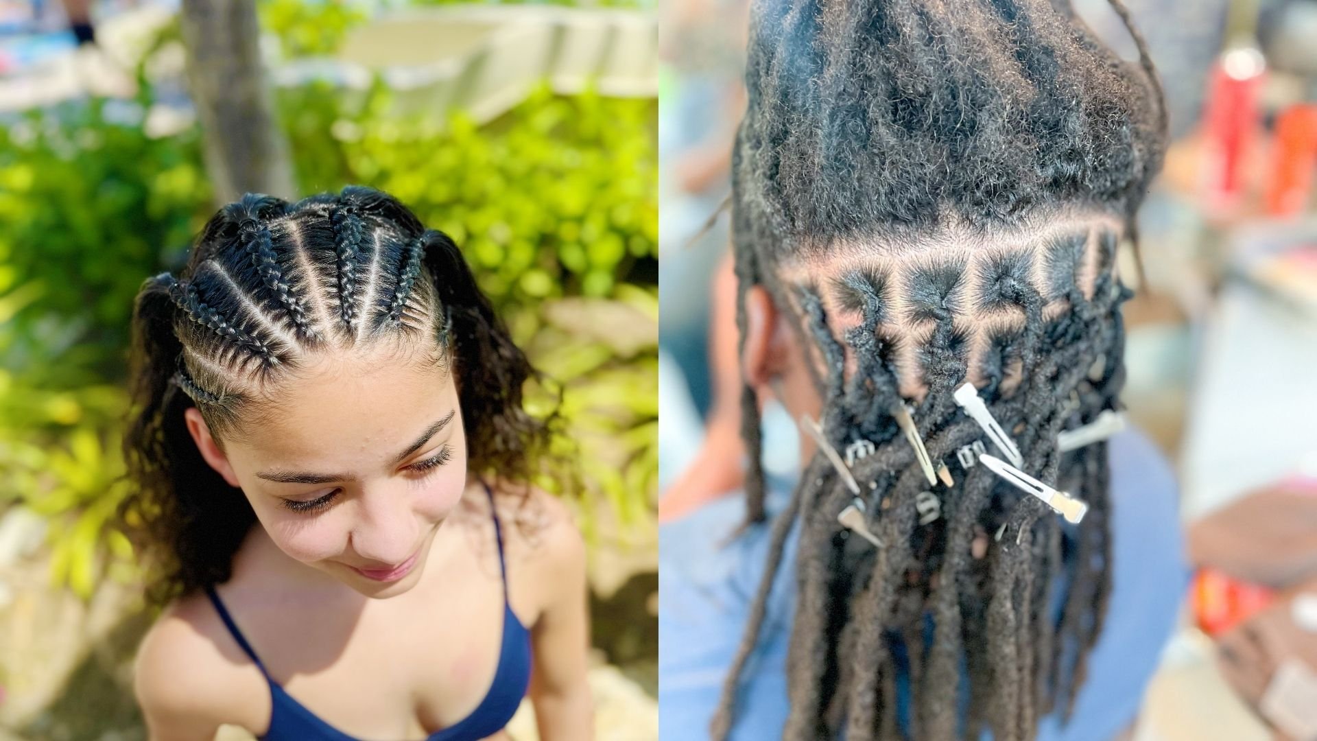 Braiding Mistake #2 The Hair Parts Look Messy