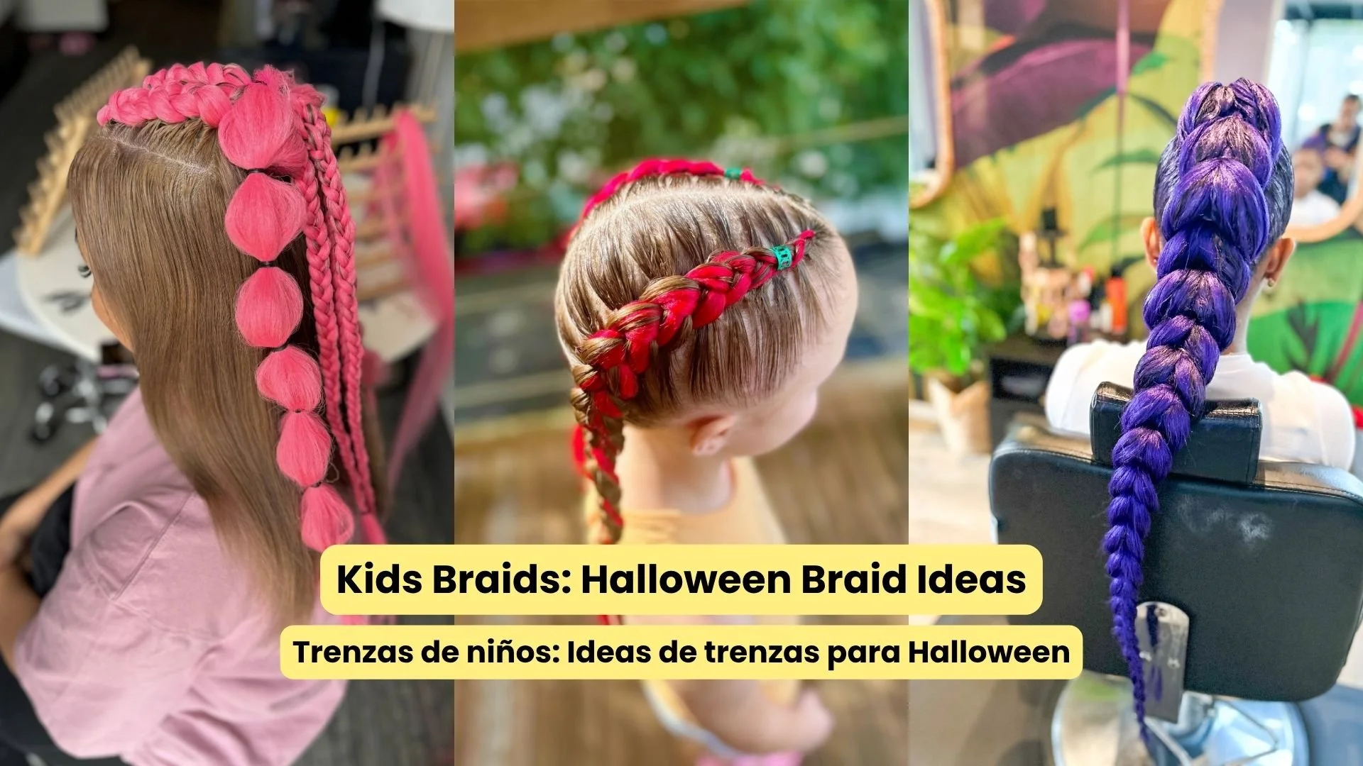 Kids Braids Halloween Braid Ideas