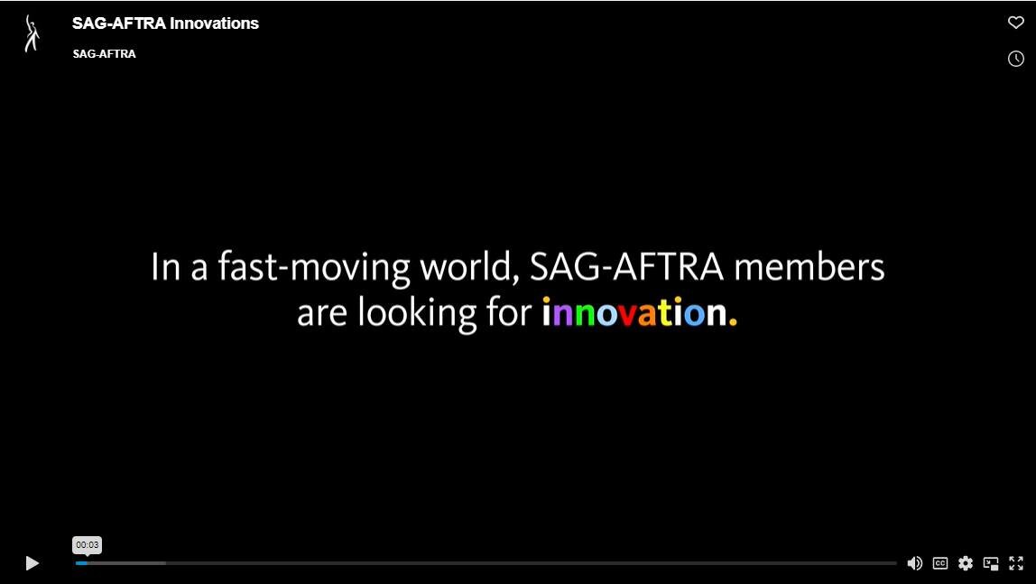 Let&rsquo;s spotlight some of the work that won in the 2022 Labor Media Awards! Congrats to @SAGAFTRA for their 1st Place win for Best Promotional Video! Watch the video at: https://vimeo.com/755806482/86bc1c4bd0