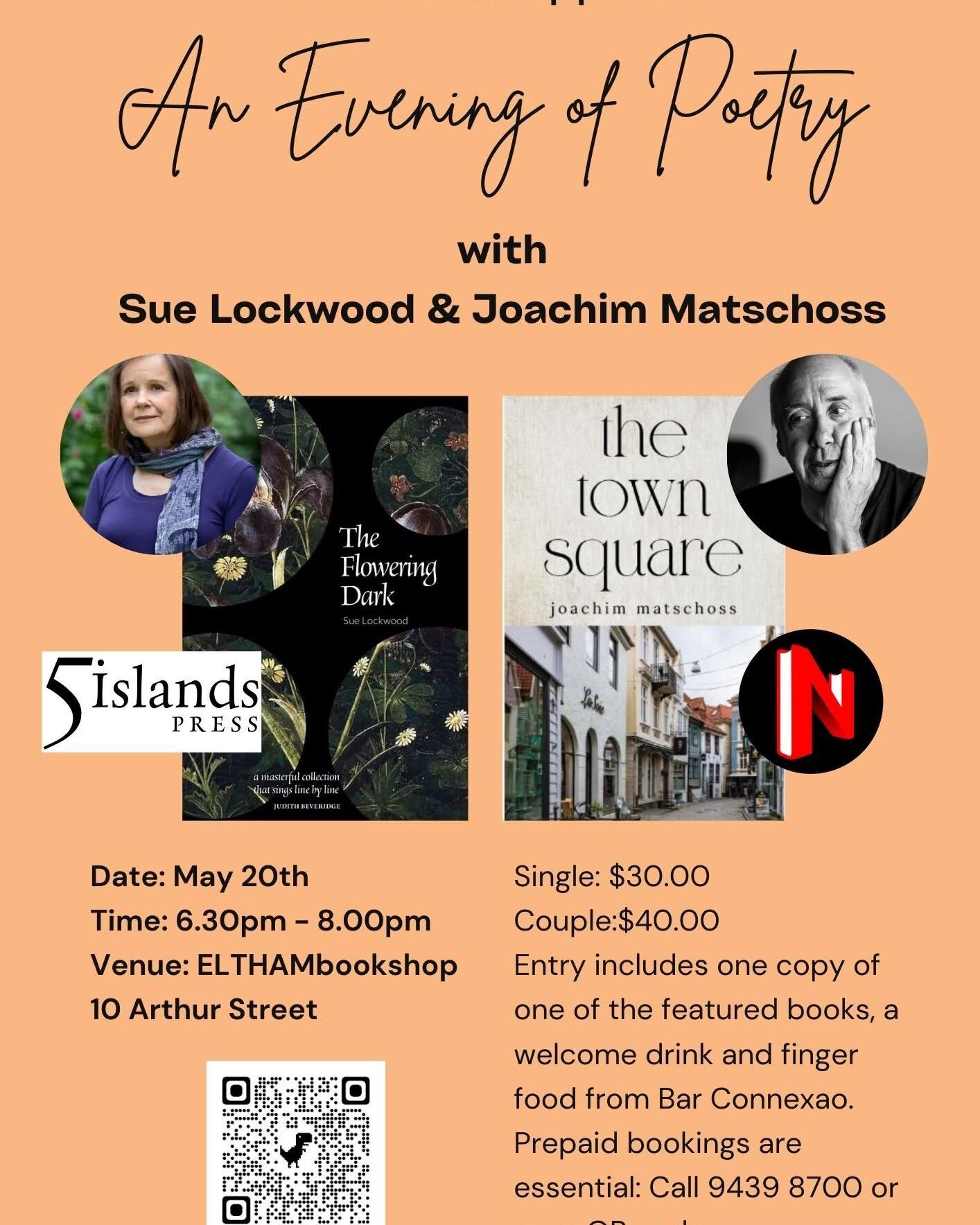 Poetry Evening with Sue Lockwood and Joachim Matschodd