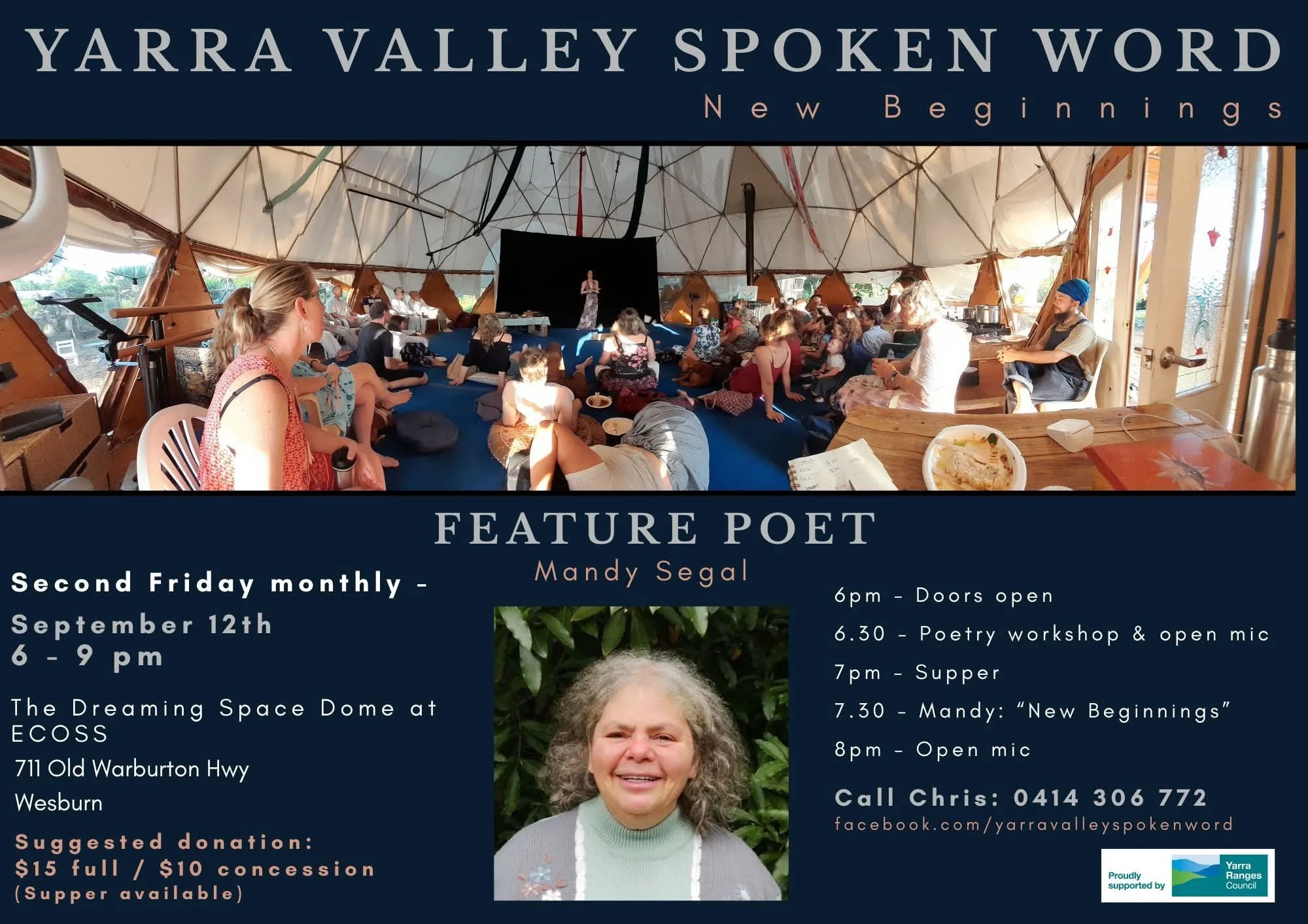 Yarra Valley Spoken Word September 2025 - Mandy Segal