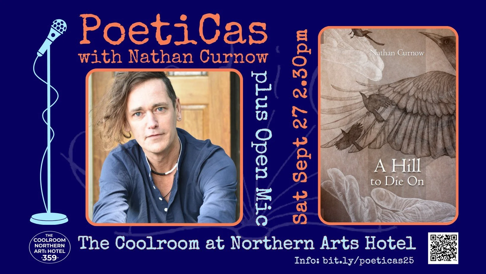 PoetiCas monthly gathering with Nathan Curnow