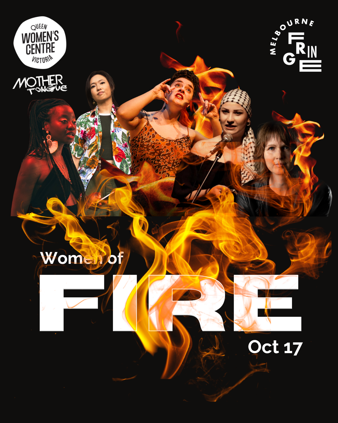 WOMEN OF FIRE presented by QVWC and Mother Tongue Poetry